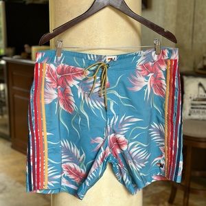 Mens Aviator Nation Kauai Board Shorts